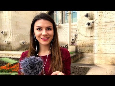 АСМР Каскад Ереван - фонтаны, шум воды / ASMR The Sound of a Water Fountain