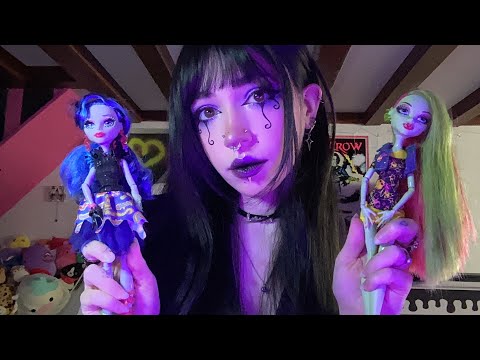 Explaining Monster High Doll Lore to You ASMR | Rambling, Tapping, Scratching, Whispering