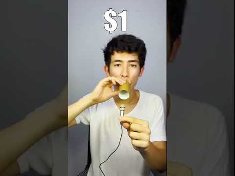 $1 mic vs $10,000 mic ASMR #shorts