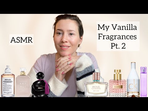 ASMR - Vanilla Perfume Collection Part 2 - Glass Tapping & Whispering