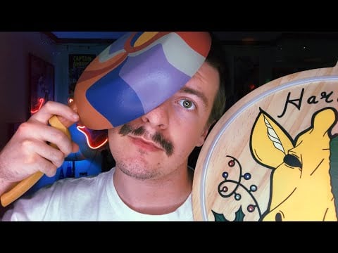 [ASMR] Paintings I Just Currently Finished | Art Show & Tell | Whispered Ramble