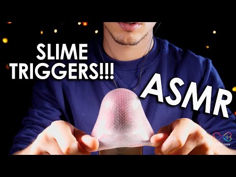 ASMR SLIME 20+ TRIGGERS FOR SLEEP 😍 4k (No Talking) Blue Yeti