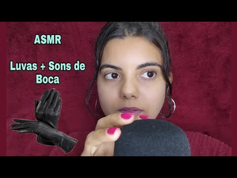 [ASMR] LUVAS E SONS DE BOCA ATÉ VOCÊ DORMIR COM PINCEL NA TELA