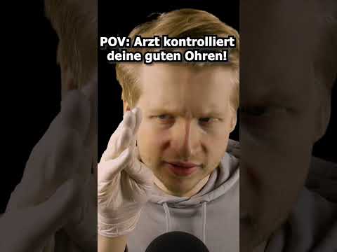ASMR - POV: Arzt kontrolliert deine guten Ohren! #shorts #asmr #roleplay #deutscheasmr