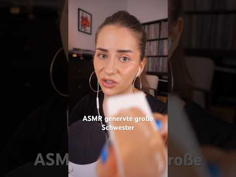 ASMR genervte große Schwester (pt. 4) #asmr #roleplay #einschlafen #ytshorts