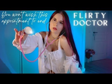 ASMR Roleplay Doctor Cranial Nerve Exam 🩺 ( Flirt, Kisses and Personal Attention )