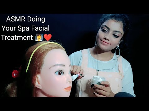 ASMR Doing your Spa Facial Treatment 🧖‍♀️❤