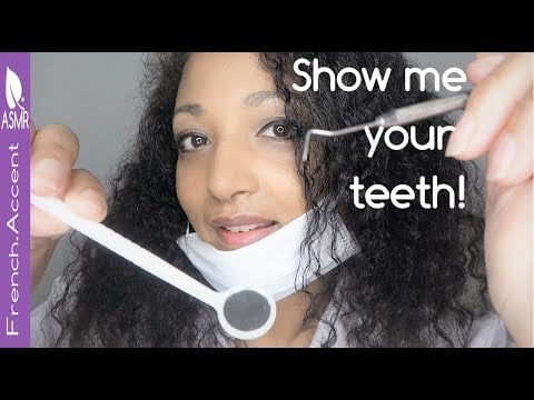 ASMR Show me your teeth!😀 Dentist session with Dr French "ASMR Vibrations" series [EN]