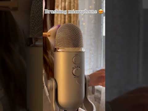 Asmr brushing microphone