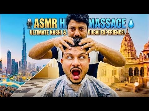😱 ASMR | This 6-Finger Head Massage in Dubai 🇦🇪 Is Absolutely Wild