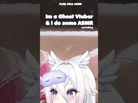 Fluffy Stick ASMR ☁️#shorts #asmr #notalkingasmr #vtuber  #asmrshorts #fluffyasmr #brushingasmr