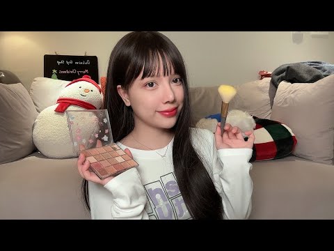 ASMR 팅글 가득 입소리 메이크업ㅣMake up with Mouth Sounds