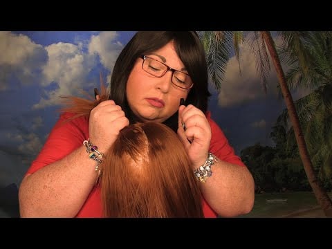 ASMR Hair Pulling, Indian Head Massage, Scalp Massage for Relaxation and MAXIMUM Tingles