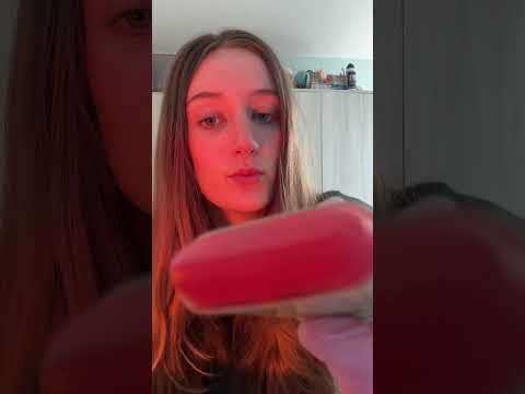 It’s definitely not blush you taste 🫣#asmr #fastasmr #cranialnerveexam #asmrtriggers