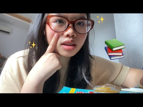 Asmr roleplay gái mọt sách 📚 (soft spoken + whispering)