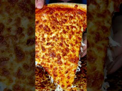 Extra Cheesy XL Pizza #asmr #mukbang #pizza #cheesepizza #shorts #foodie