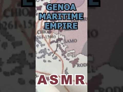 Tracing The Genoese Maritime & Commercial Empire with Facts | #asmrhistory #asmrfacts #asmrmap