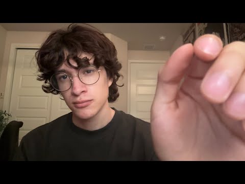 ASMR can i touch your face 💤 Rainy Background 🌧️