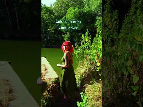 Summer river bathing ASMR #asmr #asmrsounds #swimming #wild #nature #relaxing