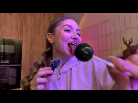 Asmr lollipop✨ ASMR | lollipop licking✨ Gum   chewing✨ Mouth sounds✨✨✨