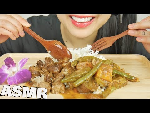 ASMR PORK ADOBO + VEGETABLE PINAKBET (EATING SOUNDS) NO TALKING | SAS-ASMR