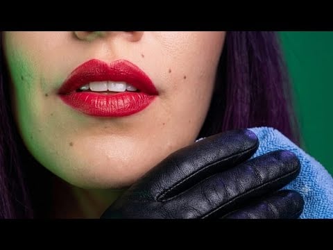 ​POV: 🤫 ASMR  Kidnapping: Leather Glove Sounds,  Handkerchief -  Sleep poison  - mouth sounds 