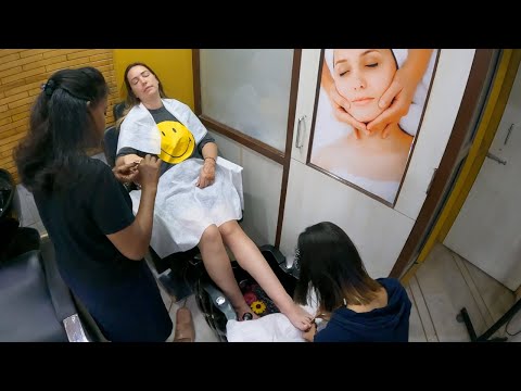 Exfoliación Profunda de Manos y Pies en India 🇮🇳 *ASMR para dormir* 😴