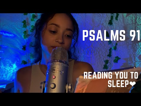 ASMR- READING PSALMS 91 (PROTECTION BIBLE VERSE) HANDMOVEMENTS 📖✨