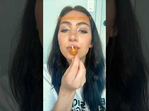 HONEY LIPGLOSS ASMR PART 2 #lipgloss #honey #asmrshorts