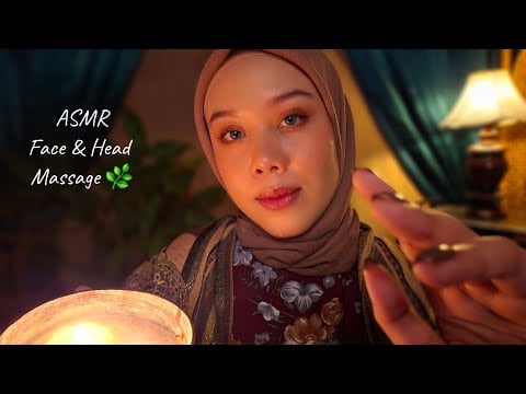 Gubuk Penyembuhan 🌿🪔 Untuk Kamu yang sedang Lelah | ASMR Face & Head Massage