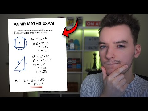 [ASMR] Solving Maths Exam Problems