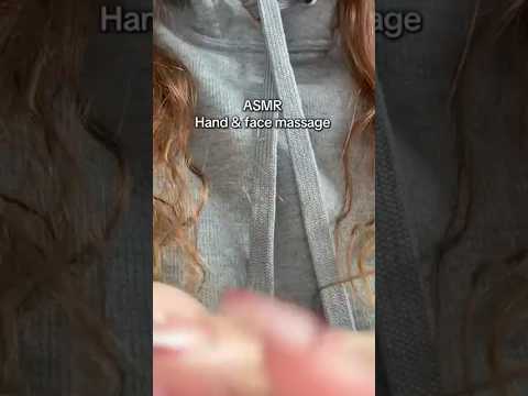 ASMR hand & face massage 🫶🏻✨- #asmr #asmrmassage #asmrsounds #asmrfacemassage