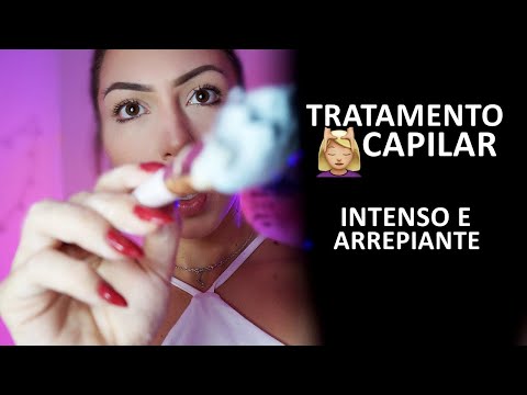 ASMR: TRATAMENTO CAPILAR | UM VÍDEO ARREPIANTE PARA RELAXAR