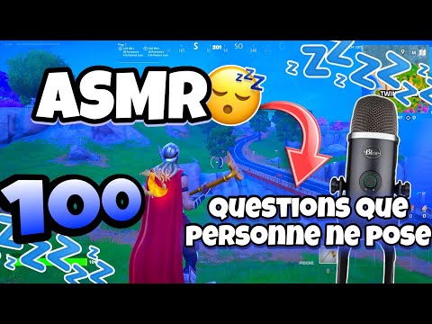 ASMR Français • LES 100 QUESTIONS QUE PERSONNE NE POSE 😴💤 (Chuchotement puissant et proche du micro)