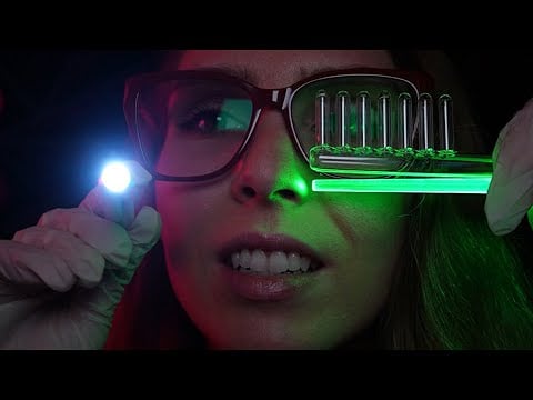 ASMR SLEEP CLINIC ☁️ Dreamy 3am Emergency EYE CHECK (Light Triggers)