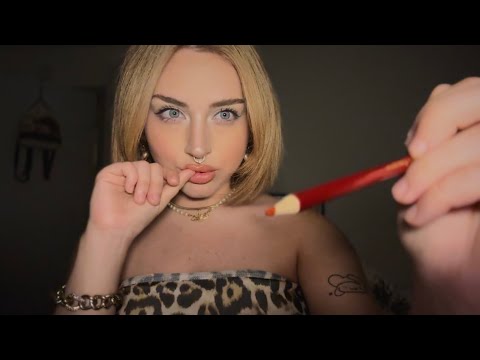 Girl Who’s Obsessed With You Colors On Your Face In Class🖍️| ASMR *role-play*