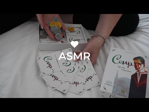 ASMR - Video pra dar sono e relaxar - Jogo: Coup | SOLANGE PRATA