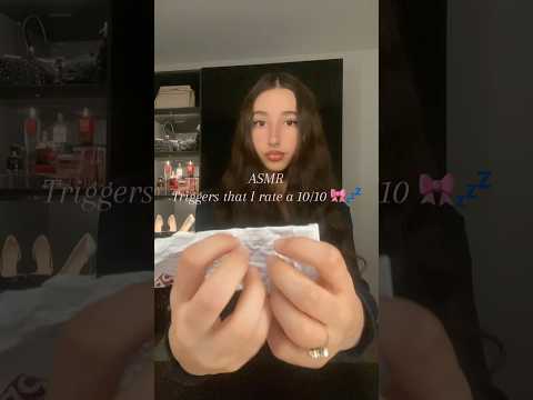 Asmr triggers that I rate a 10/10 ( tapping & scratching) — #asmr #girly #relaxing #sleep #tingles
