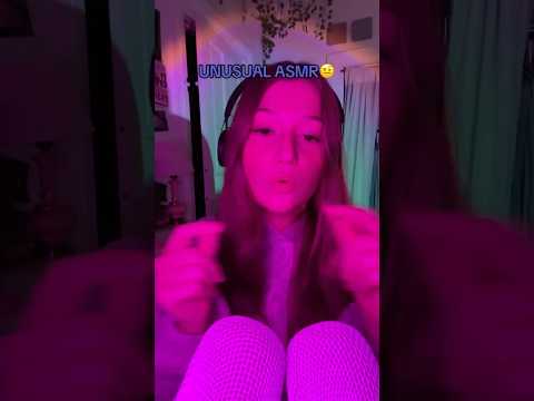 ASMR- unusual triggers🤨 #tingles #visualtingle #asmrsounds #randomasmr #triggersforsleep #fypage