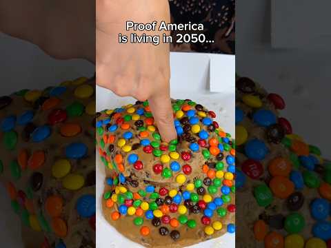 Proof America is living in 2050… #food #eating #mukbang #dessert #shorts