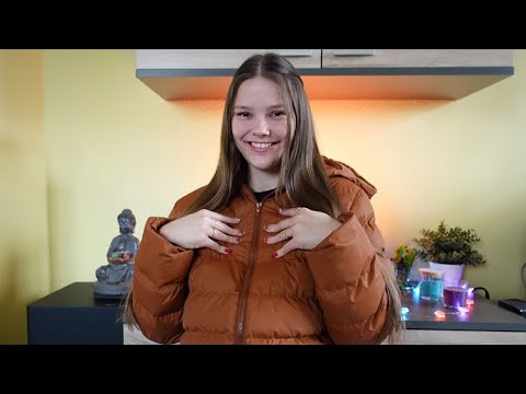 ASMR Fabric Scratching - Puffy Down Jacket (Soft Spoken)