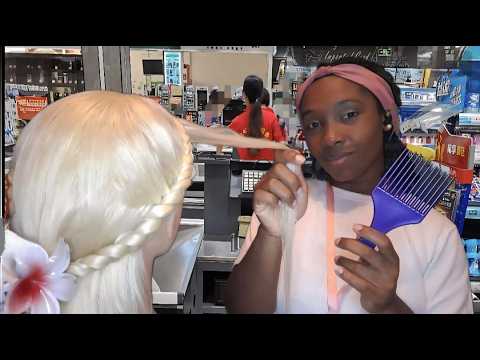 ASMR - Caixa de Supermercado Faz PENTEADO no seu CABELO 🪮 Sons Relaxantes com Sussurros ✨