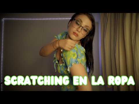 Scratching en la ropa👗 con subtítulos | ASMR en español