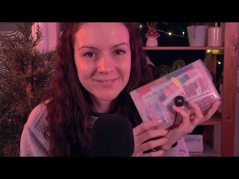 ASMR Showing my Nail Wraps - Crinkling & Tapping