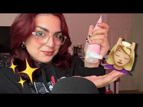 ASMR | giving you a tingly massage (lotion sounds, mouth sounds)