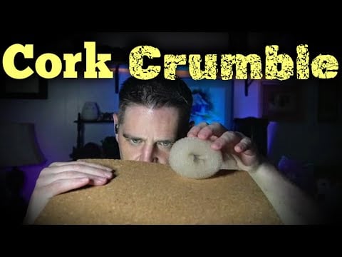 Cork Board Rolling Crumble #ASMR #Relaxing #SleepAid