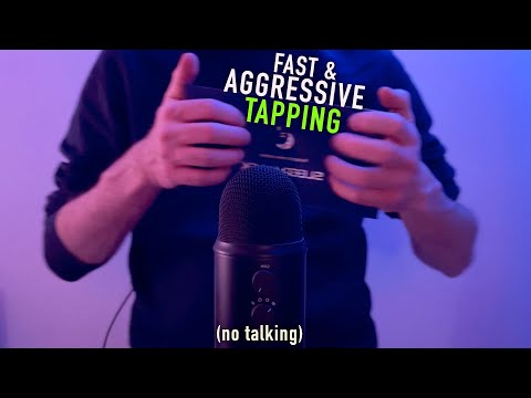 ASMR Fast & Aggressive Tapping (Rhythmic) No Talking