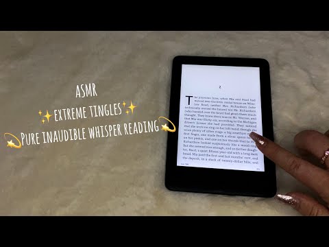 ASMR PURE INAUDIBLE WHISPERING | KINDLE INAUDIBLE READING | SCREEN TAPPING TINGLES