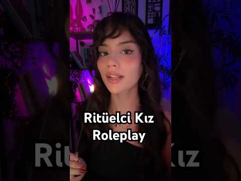 Ritüeli kendim uydurdum, evde denemeyiniz 😜 #asmr #asmrshorts #asmrroleplay