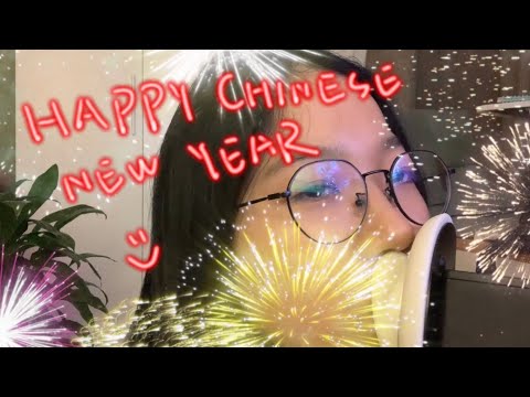 ASMR happy Chinese New Year ear licking